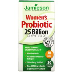 Jamieson Natural Sources, Женский пробиотик, 25 миллиардов, 30 вегетарианских капсул купить в Киеве и Украине