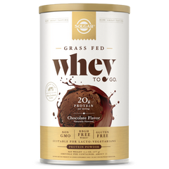 Сироватковий протеїновий порошок шоколад Solgar (Whey Protein Powder Whey To Go) 454 г