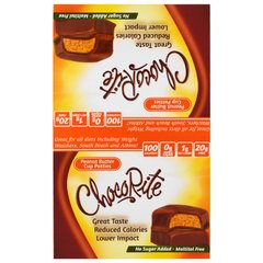 Шоколадное печенье с арахисовым маслом HealthSmart Foods, Inc. (Inc.) 16 упаковок по 2 печенья 24 г купить в Киеве и Украине