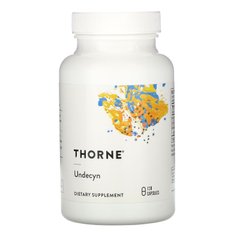 Витамины для поддержки флоры кишечника Ундецин Thorne Research (Undecyn) 120 капсул купить в Киеве и Украине