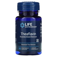 Теафлавін, стандартизований екстракт, Theaflavin Standardized Extract, Life Extension, 30 вегетаріанських капсул