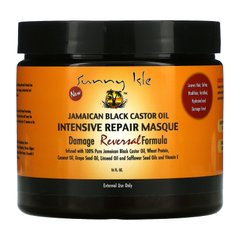 Sunny Isle, Ямайська чорна касторова олія, інтенсивна маска, що відновлює, 16 рідких унцій