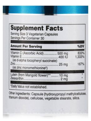 Збалансований спектр основних поживних речовин Douglas Laboratories (Macu-Support) 90 вегетаріанських капсул