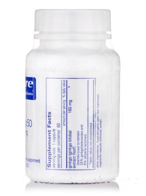 Гінкго білоба Pure Encapsulations (Ginkgo 50) 160 мг 60 капсул