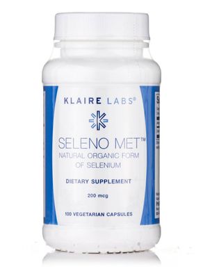 Селен Klaire Labs (Seleno Met) 200 мкг 100 вегетаріанських капсул