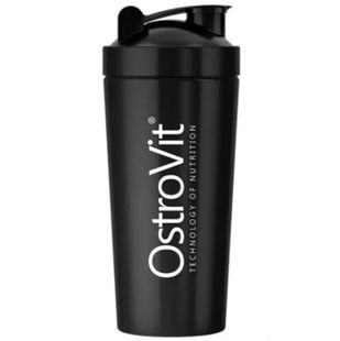 OstroVit-Шейкер Shaker Steel OstroVit Black 750 мл купить в Киеве и Украине