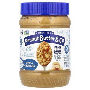 Без добавления сахара, просто хрустящий, Peanut Butter & Co., 16 унций (454 г) купить в Киеве и Украине