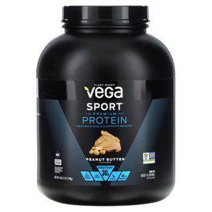 Vega, Sport, Plant Based Premium Protein, Peanut Butter, 4 lb 4.1 oz (1.93 kg) купить в Киеве и Украине