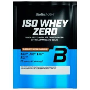 Протеїн Iso Whey Zero BioTech 25 г Шоколад - Тоффі