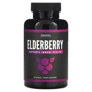 Elderberry, Havasu Nutrition, 60 capsules