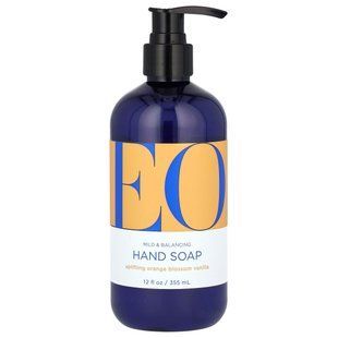 EO Products, Мыло для рук, цветы апельсина и ваниль, 12 жидких унций (355 мл) купить в Киеве и Украине