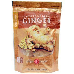 Gin &middot; Gins, кристалізований імбир, The Ginger People, 3,5 унцій (100 г)