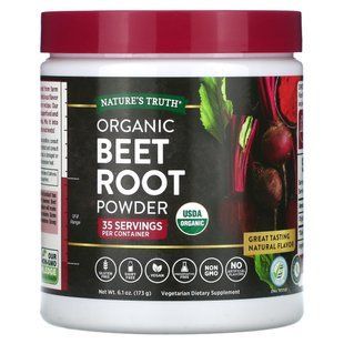 Nature's Truth, Organic Beet Root Powder, 6.1 oz (173 g) купить в Киеве и Украине