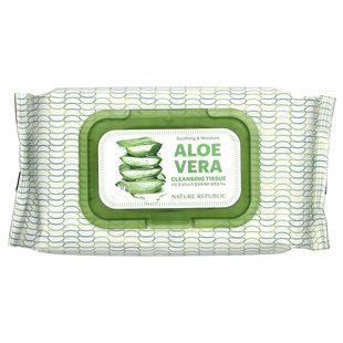 Nature Republic, Soothing & Moisture Aloe Vera, Cleansing Tissue, 80 Sheets купить в Киеве и Украине