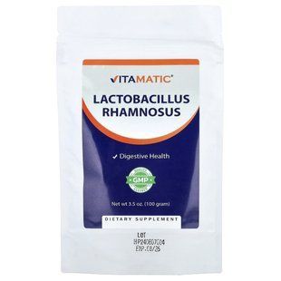 Vitamatic, лактобактерії рамнозус (Lactobacillus rhamnosus), 100 г (3,5 унції)