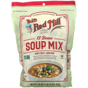 Bob's Red Mill, Смесь из 13 бобовых супов, 29 унций (822 г) купить в Киеве и Украине