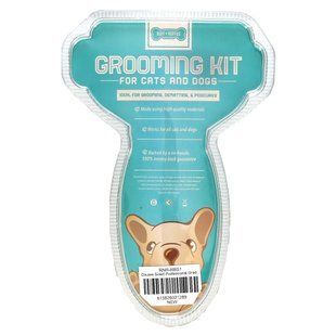 Ruff 'N Ruffus, Grooming Kit for Cats and Dogs, Gel Rake & Nail Clipper, Agua, 1 Gel Rake 1 Nail Clipper купить в Киеве и Украине