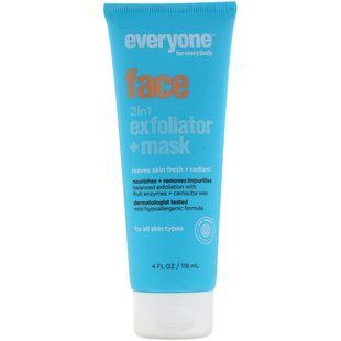 Face 2 in 1 Exfoliator+Mask