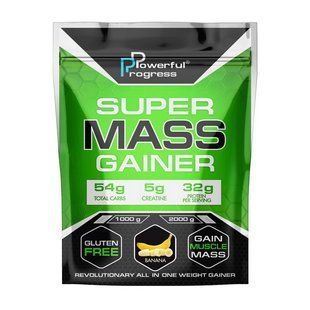 Super Mass Gainer Powerful Progress 1 kg vanilla купить в Киеве и Украине