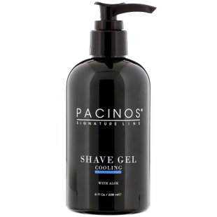 Гель для бритья, охлаждение, Shave Gel, Cooling, Pacinos, 8 жидких унций (236 мл) купить в Киеве и Украине