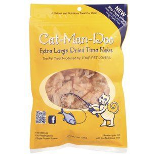 Cat-Man-Doo, Extra Large Dried Tuna Flakes, For Cats, 1 oz (28 g) купить в Киеве и Украине