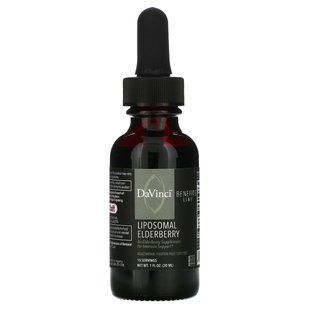 DaVinci Laboratories of Vermont, липосомальная бузина, 1 жидкая унция (30 мл) купить в Киеве и Украине