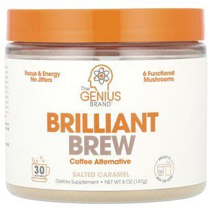 The Genius Brand, Brilliant Brew, замінник кави, солона карамель, 141 г (5 унцій)