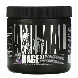Енергетик смак винограду Universal Nutrition (Animal Rage XL) 154 г