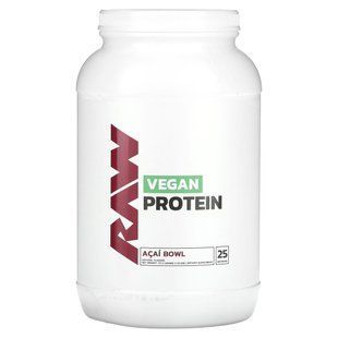 Raw Nutrition, Vegan Protein, A&ccedil;a&iacute; Bowl, 1.67 lbs (757.5 g) купить в Киеве и Украине