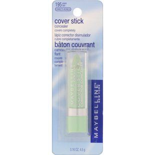 Corrector stick, green, Maybelline, 4.5 g