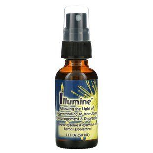 Illumine, floral essence and essential oil, Flower Essence Services, 30 ml