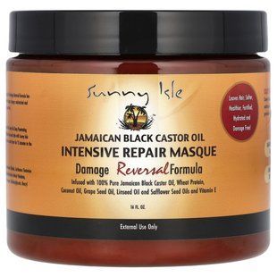 Sunny Isle, Jamaican Black Castor Oil, Intensive Restorative Mask, 16 fl oz