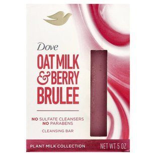 Dove, Cleansing Bar Soap, Oat Milk & Berry Brulee, 5 oz купить в Киеве и Украине