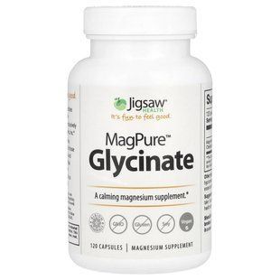 Jigsaw Health, Glycinate MagPure, 120 capsules