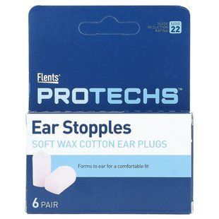 Flents, Protechs, беруші, 6 пар