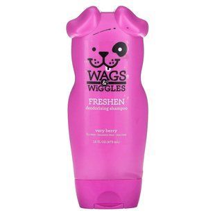 Wags & Wiggles, Freshen Deodorizing Shampoo, Very Berry, 16 fl oz (473 ml) купить в Киеве и Украине