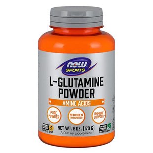 Глютамин порошок Now Foods (L-Glutamine Powder) 170 г купить в Киеве и Украине