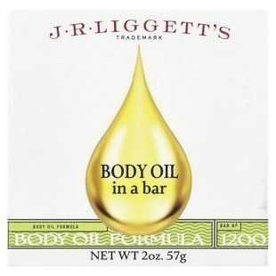 J.R. Liggett's, Body Oil In A Bar , 2 oz (57 g)