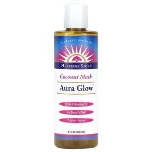 Aura Glow, Кокосовый мускус, Heritage Store, 8 жидких унций (240 мл) купить в Киеве и Украине