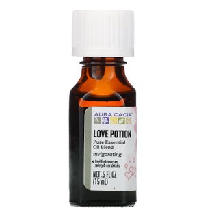 Афродизиак, Love Potion, Aura Cacia, жасмин и сандал, 15 мл купить в Киеве и Украине