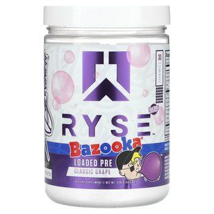 RYSE, Loaded Pre, Bazooka, Classic Grape, 15.5 oz (438 g)