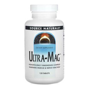 Ultra-Mag Magnesium Complex - 120 tabs Source Naturals купить в Киеве и Украине