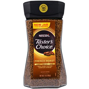 Nescafé, Taster's Choice, Instant Coffee, French Roast, 7 oz (198 g) Тестер Чойс, растворимый кофе, французской обжарки, 7 унций (198 грамм) купить в Киеве и Украине