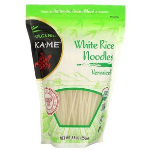 KA-ME, Organic White Rice Noodles Vermicelli, 8.8 oz (250 g)