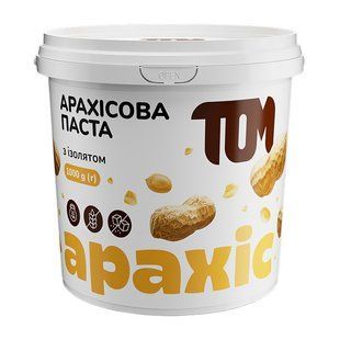 TOM peanut butter, Арахісове Масло, 1 kg, з ізолятом купить в Киеве и Украине