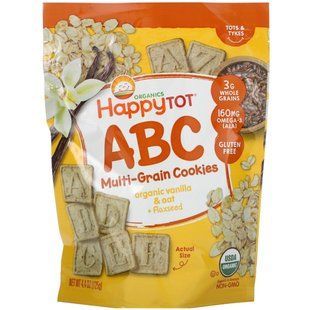 Снеки для дітей Happy Family Organics (Happy Tot) 125 г зі смаком ванілі