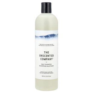 The Unscented Company, Daily Shampoo, For Fine to Wavy Hair Types, Fragrance Free, 16.9 fl oz (500 ml) купить в Киеве и Украине