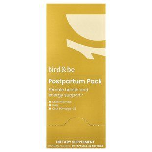 Bird&Be Postpartum Packet 30 vegan sachets