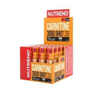 Карнитин для похудения клубника Nutrend (Carnitine 3000 Shot) 20 шт по 60 мл купить в Киеве и Украине
