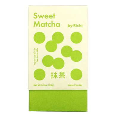 Rishi Tea, Sweet Matcha, рассыпчатый порошок, 4,4 унции (125 г) купить в Киеве и Украине
